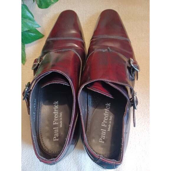 Paul Frederick Mens Shoes Sz 8.5 Double Monk Strap Dress main image 6